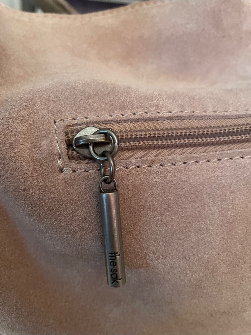 The Sak / large Soft Taupe Suede Tote Bag - Picture 11 of 11